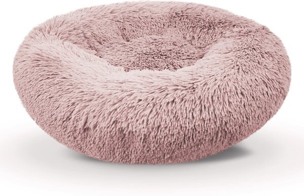 Precious Tails Super Lux Fur Bolster Cat and Dog Bed