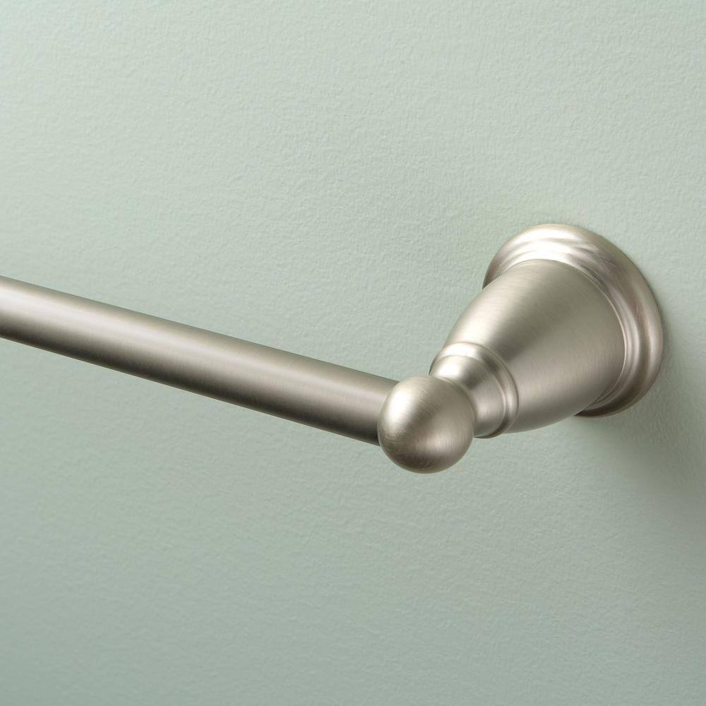 MOEN Brantford 18 in. Towel Bar in Brushed Nickel YB2218BN