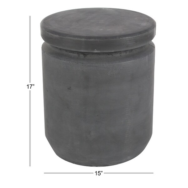 Fiber clay Industrial Outdoor Stool 17 x 15 x 15