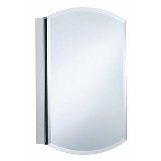 KOHLER Archer 20 in. W x 31 in. H Single Door Mirrored Recessed Medicine Cabinet in Anodized Aluminum K-3073-NA