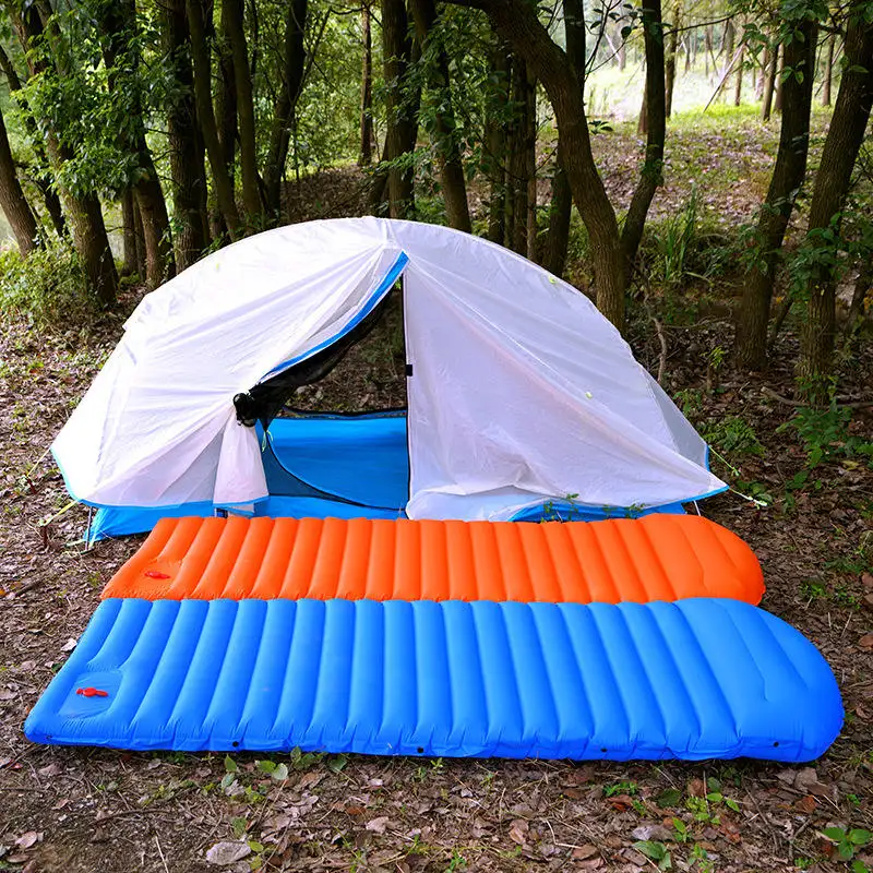 Low Moq Outdoor Self Inflatable Sleeping Mat Moisture Proof Air Cushion Pads Tent Bed Picnic Camping Sleeping Pad