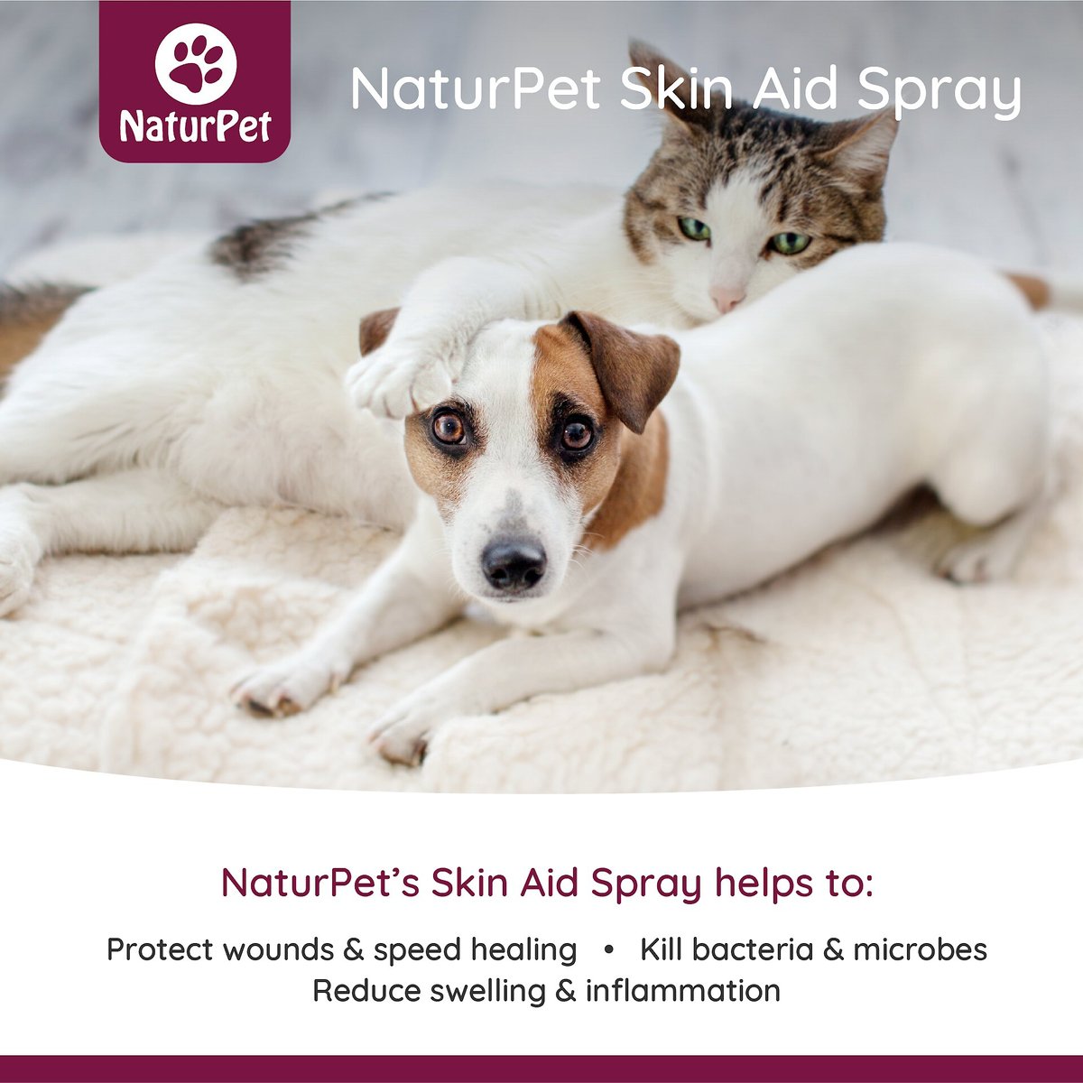 NaturPet Skin Aid Spray Pet Supplement