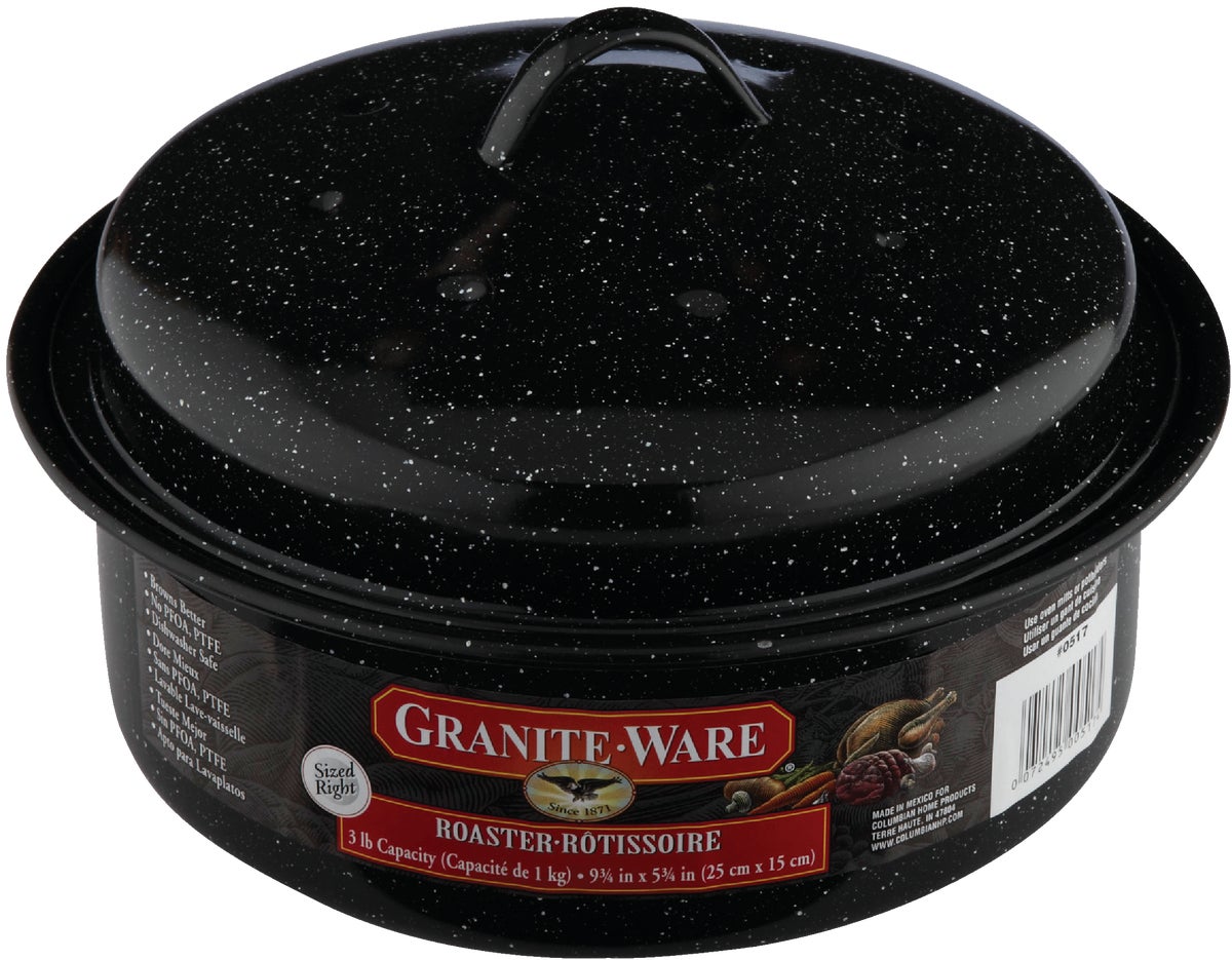 GraniteWare Covered Roaster Pan 3 Lb.