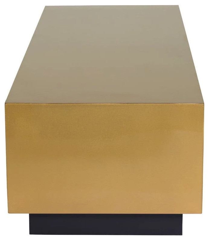 Jeh Gold Coffee Table   Contemporary   Coffee Tables   by Rustic Home Furniture Deco  Houzz