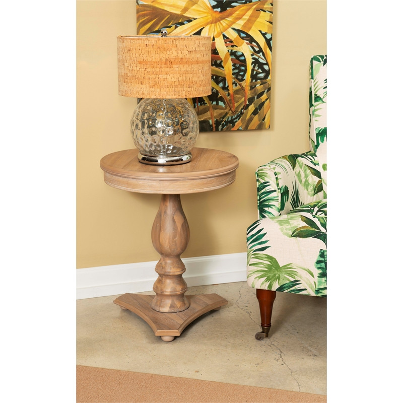 Linon Bree Wood Accent Side Table in Hazelnut Brown   Traditional   Side Tables And End Tables   by Homesquare  Houzz