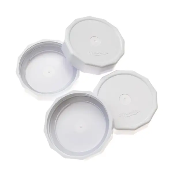 Mason Tops 4-Pack Regular-Mouth Tough Tops Mason Jar Durable Plastic Storage Lids