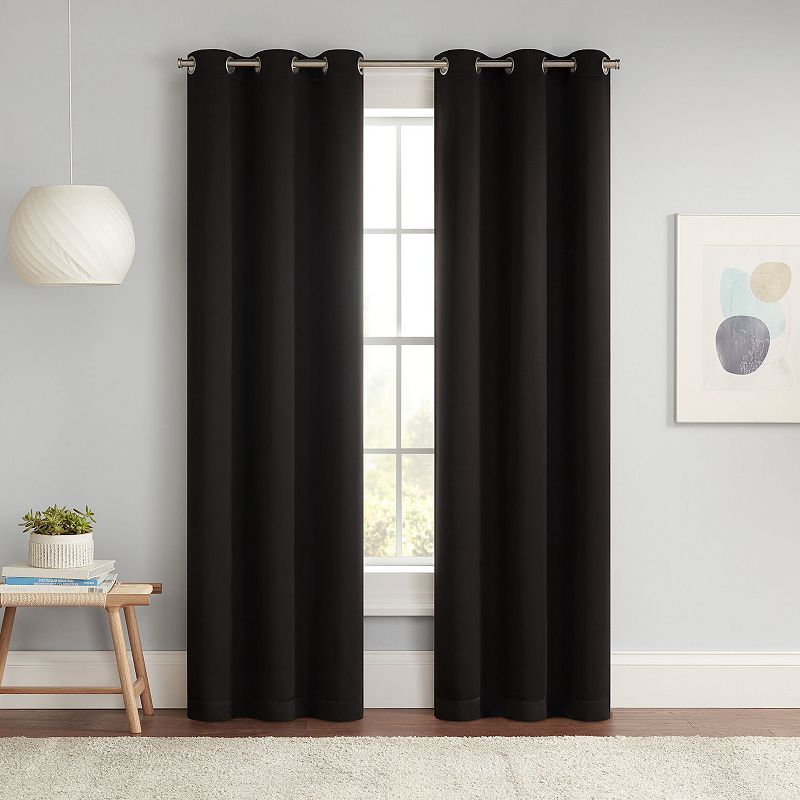 eclipse Darrell Energy Saving Blackout Grommet Window Curtain Panel