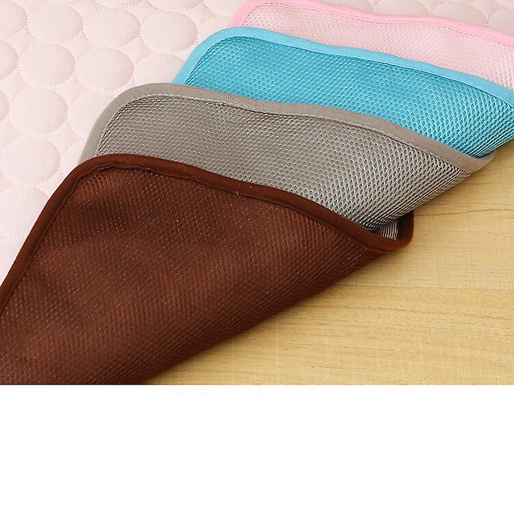 Washable Dog Cooling Mat Ice Silk Pet Self Cooling Pad Blanket