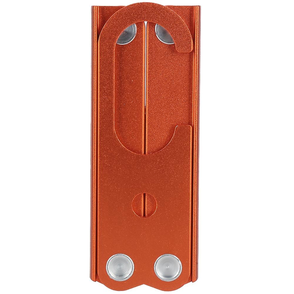 Aluminum Alloy Outdoor Folding Multifunction Hanger Non Slip Portable Drying Rack(orange)