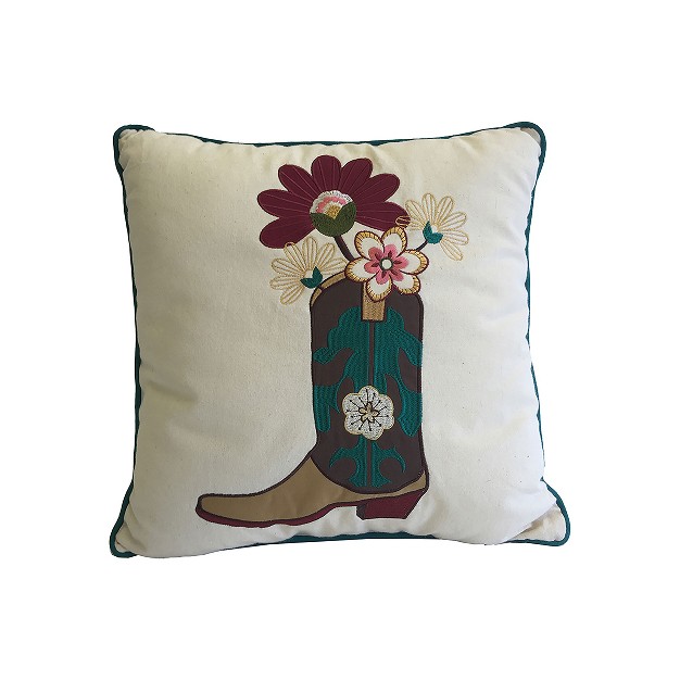 X 16 quot Jazz Boot Needlepoint Pillow