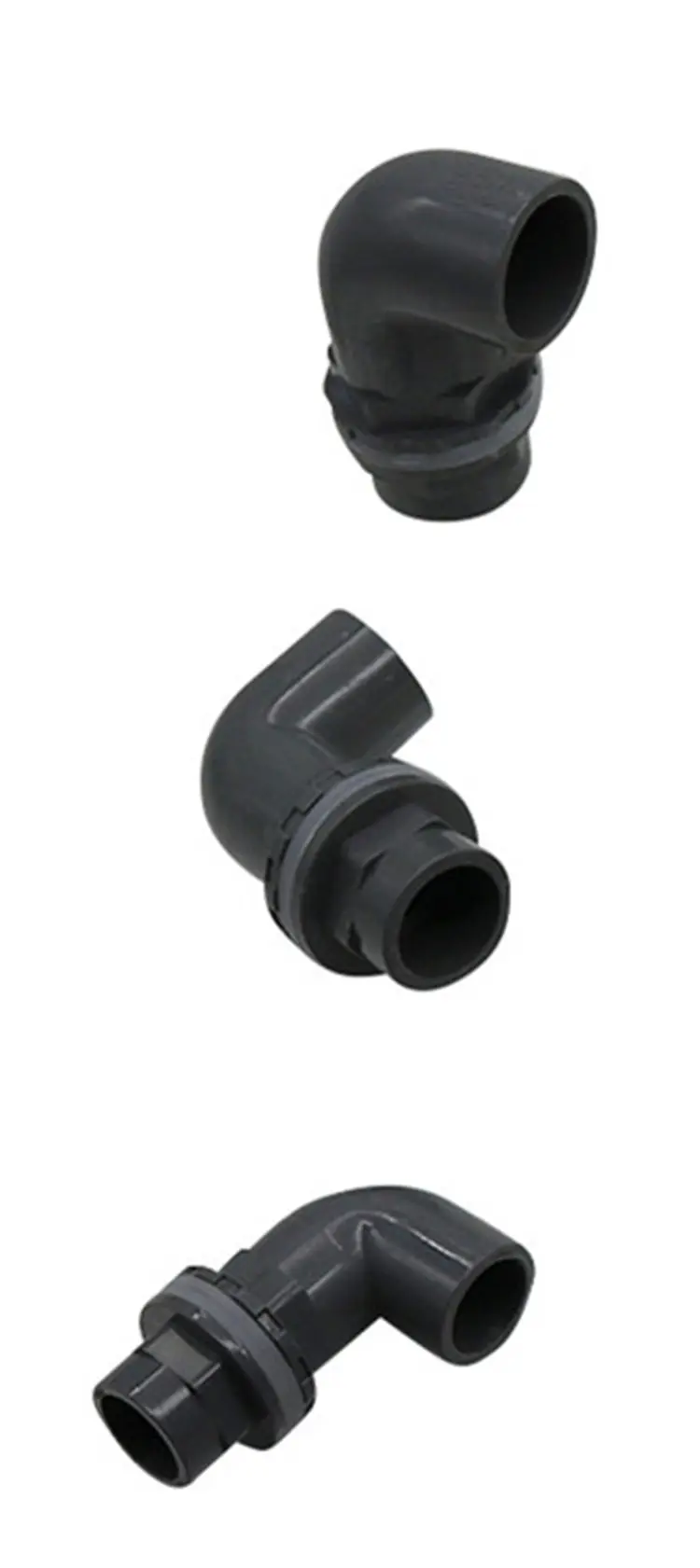 PVC 20/25/32mm 90 Degree Thickened Elbow Connectors Fish Water Tank Aquarium Pipe Fittings