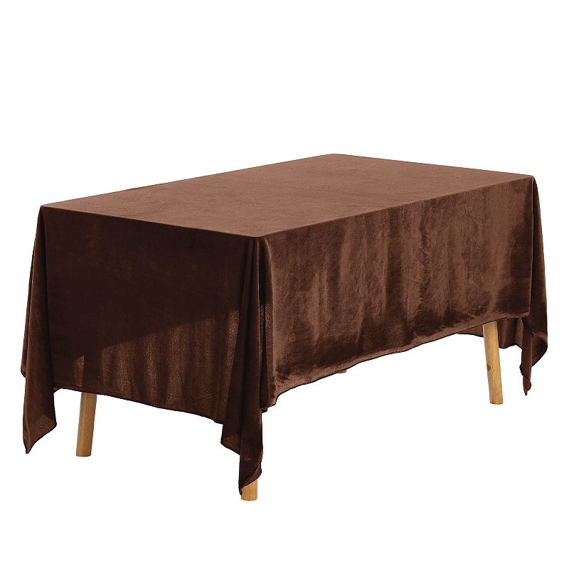 Rectangle Wrinkle Resistant Washable Polyester Table Cover 1 Pc， 63 X 95