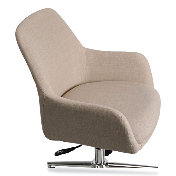 Workspace by Alera Mid-Century Task Chair， Supports Up to 275 lb， 18.9