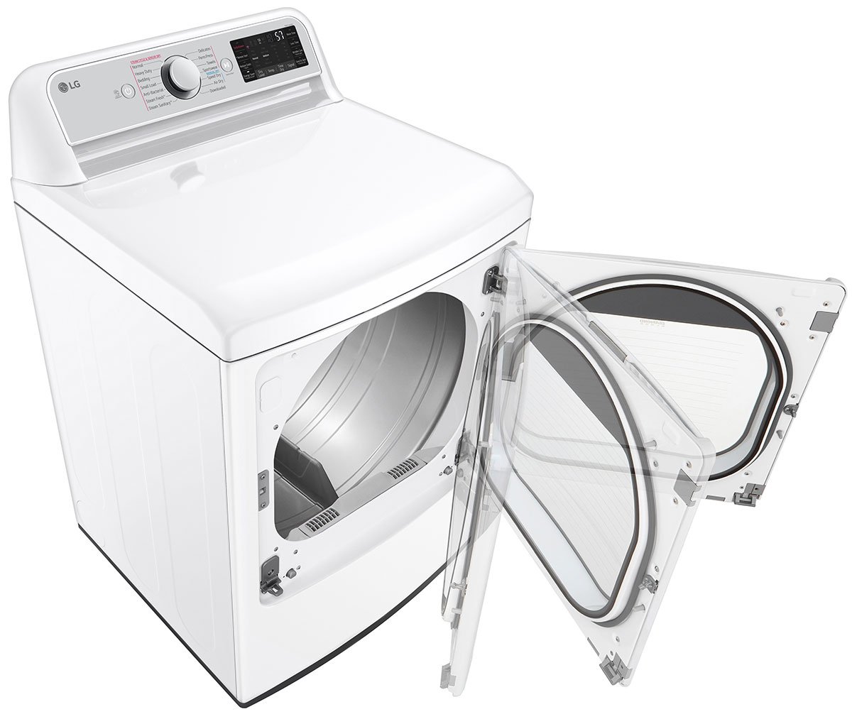 LG 7.3 Cu. Ft. White Gas Dryer With TurboSteam