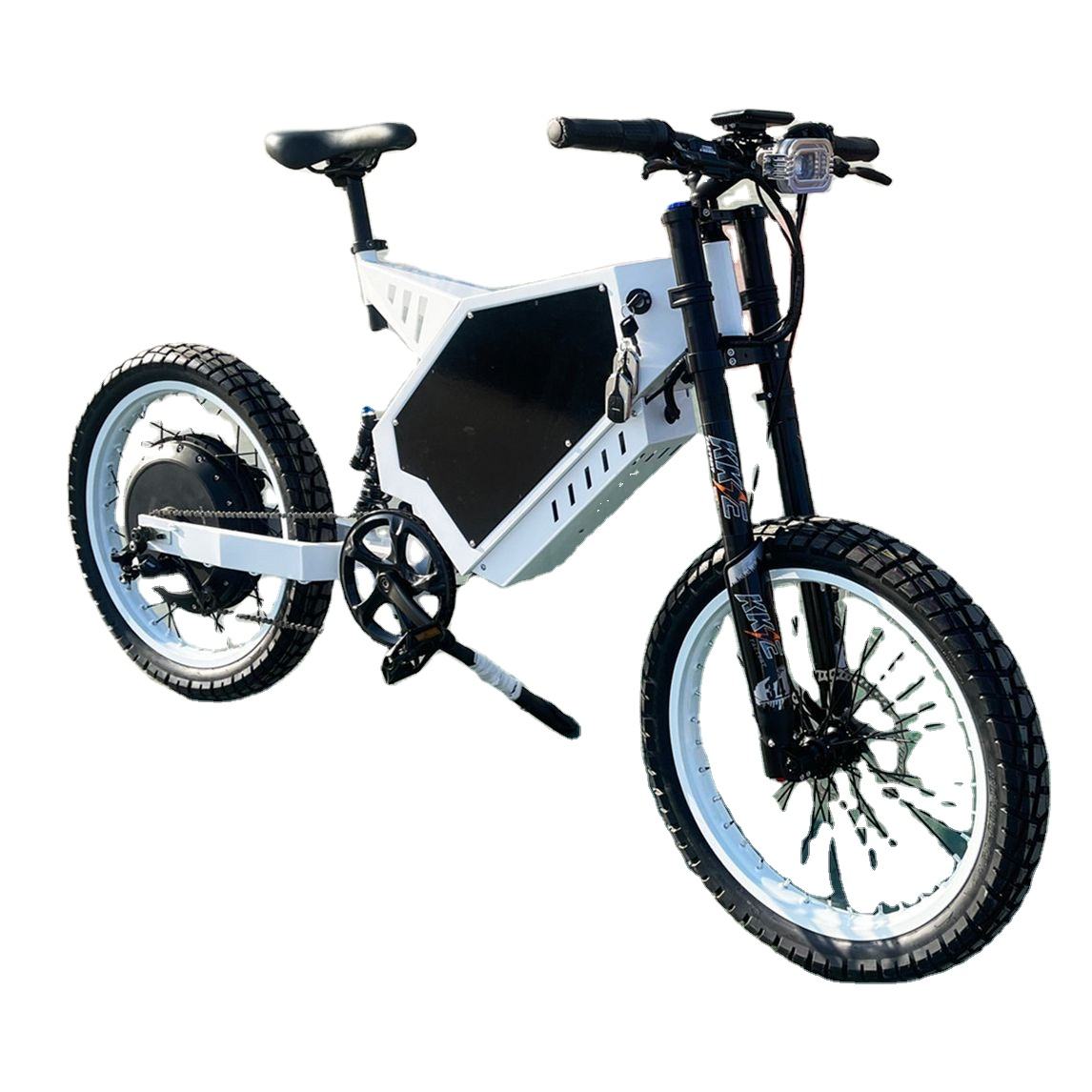 2023 new outdoor cycling 7 speed jump mountain electric bikes/downhill mountain jump 72v8000w bike for man