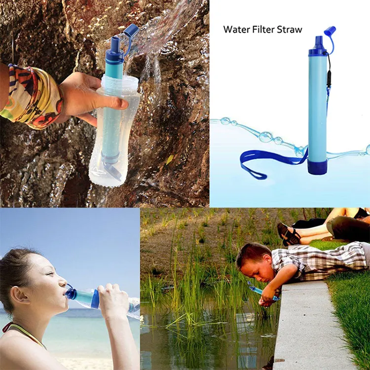 NEW Outdoor Water Purifier Camping Hiking Emergency Life Survival Portable Purifier Water Filter