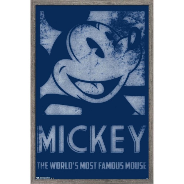 Trends International Disney Mickey Mouse Famous Framed Wall Poster Prints