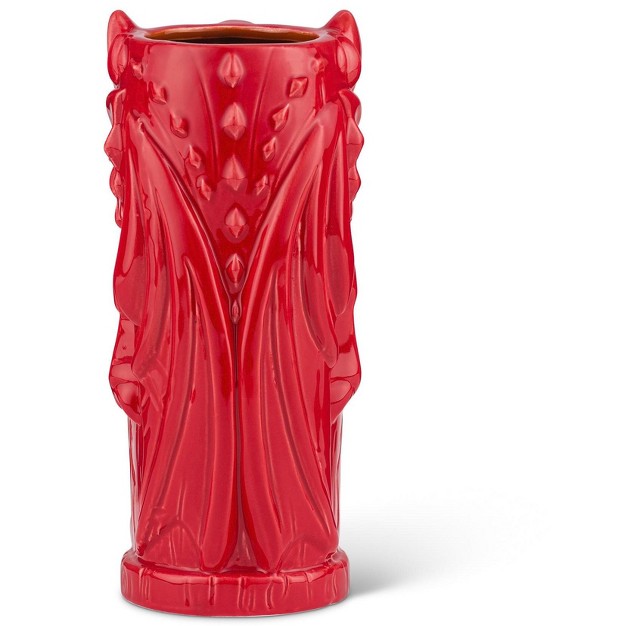 Beeline Creative Geeki Tikis Red Dragon Fantasy Mug Ceramic Tiki Style Cup Holds 17 Ounces