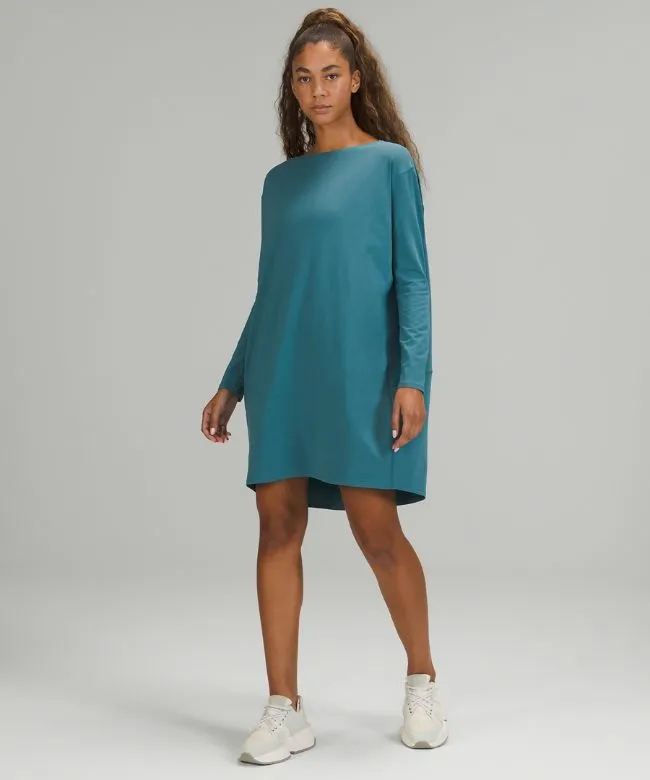 Back in Action Long Sleeve Dress