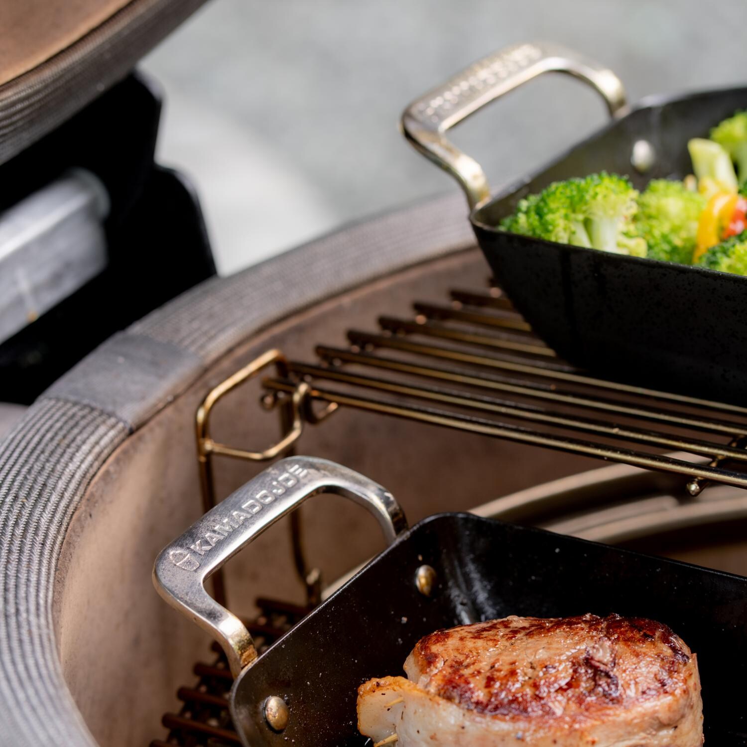 Kamado Joe Karbon Steel Half Moon Pan