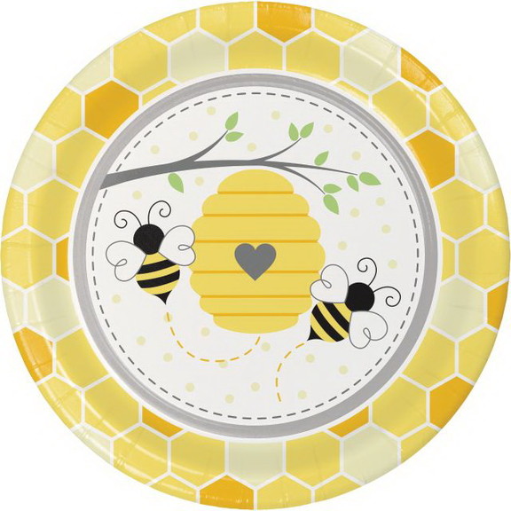 Creative Converting 339886 Bumblebee Baby Dinner P...