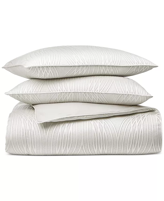 Hotel Collection Laced Arch 3-Pc. Duvet Cover Set， Full Queen，