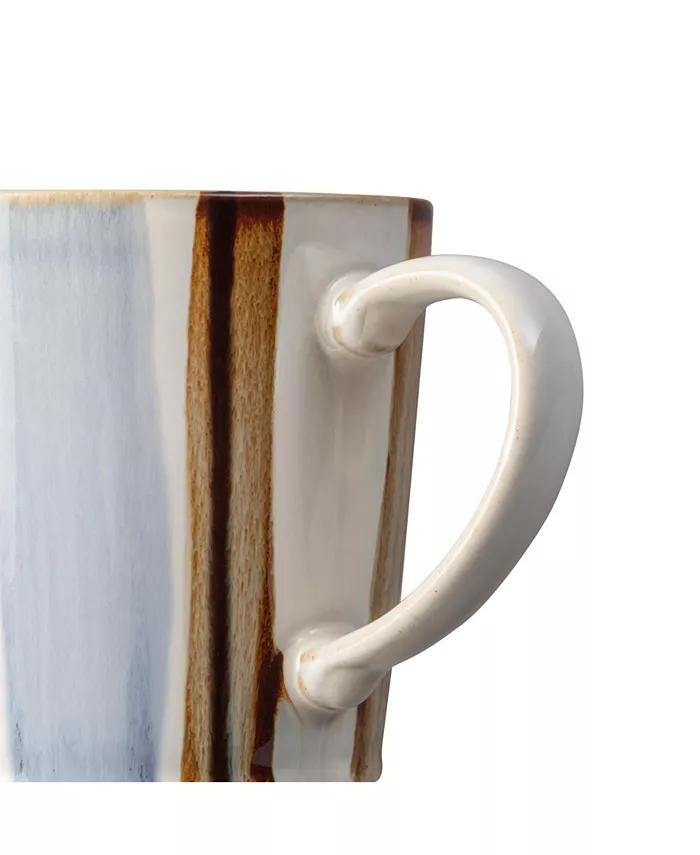 Denby Brown Stripe Painted Large Mug