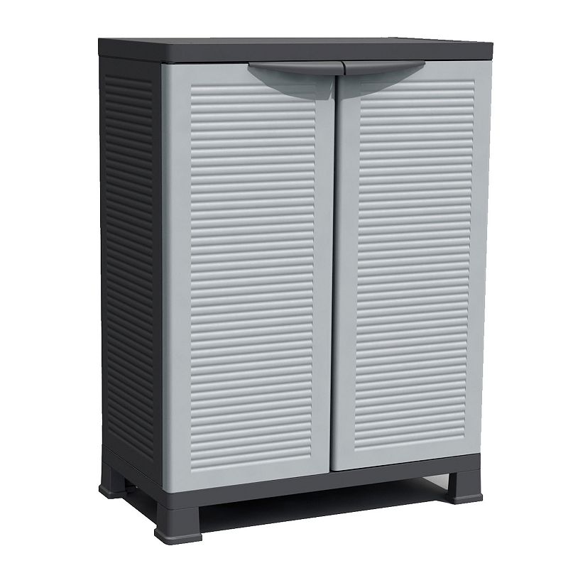 RAM Quality Products PRESTIGE Adjustable 1 Shelf Storage Utility Cabinet， Gray