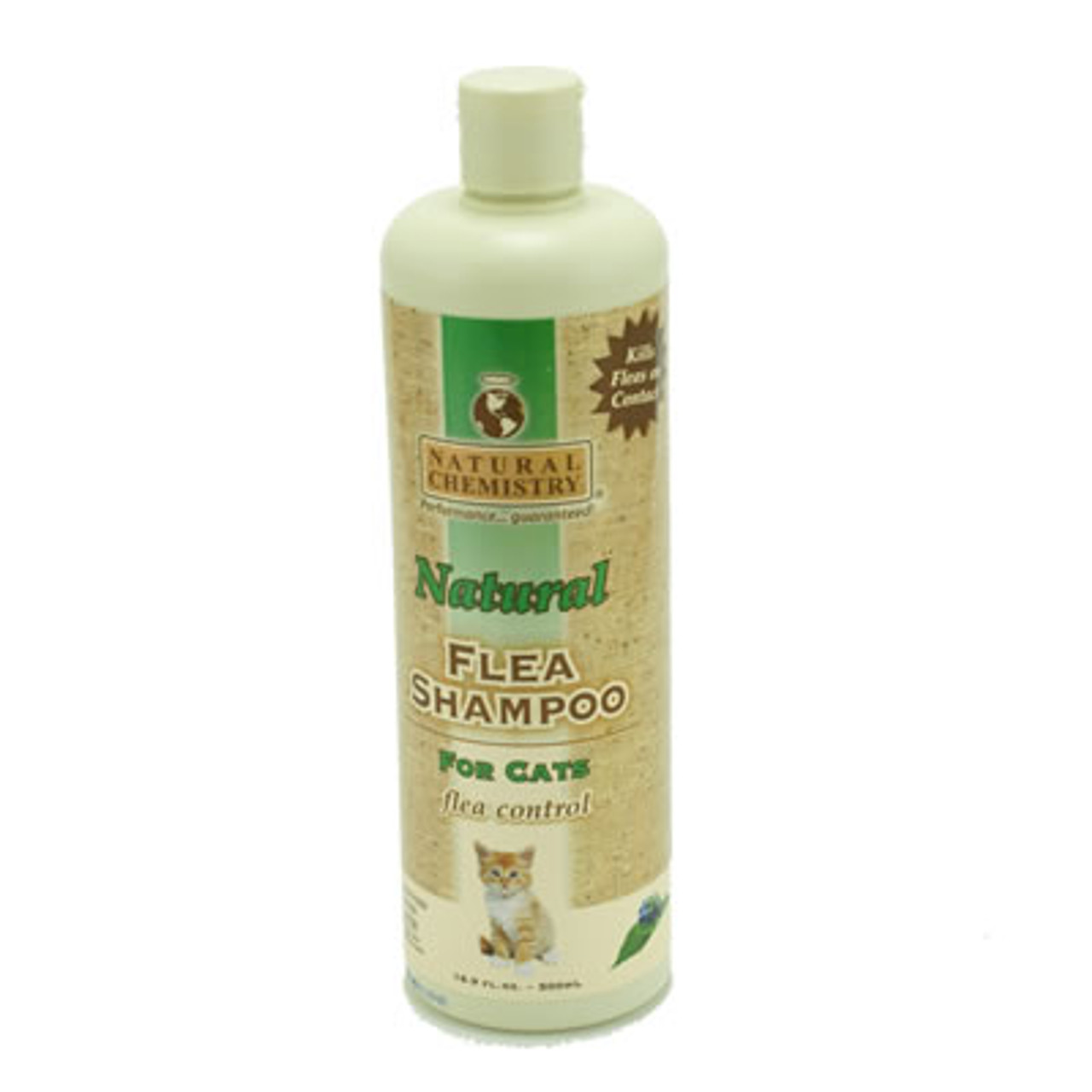 Natural Flea and Tick Cat Shampoo 16oz