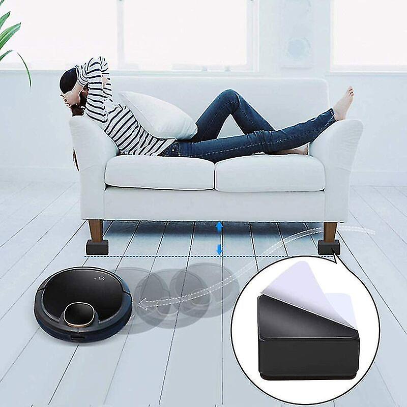 Furniture Risers Furniture Legs Bed Lift Table Sofa Bed Riser Carbon Steel Bed Risers Adhesive Furniture Riser For Sofa Coffee Table Wardrobe Bed Desk