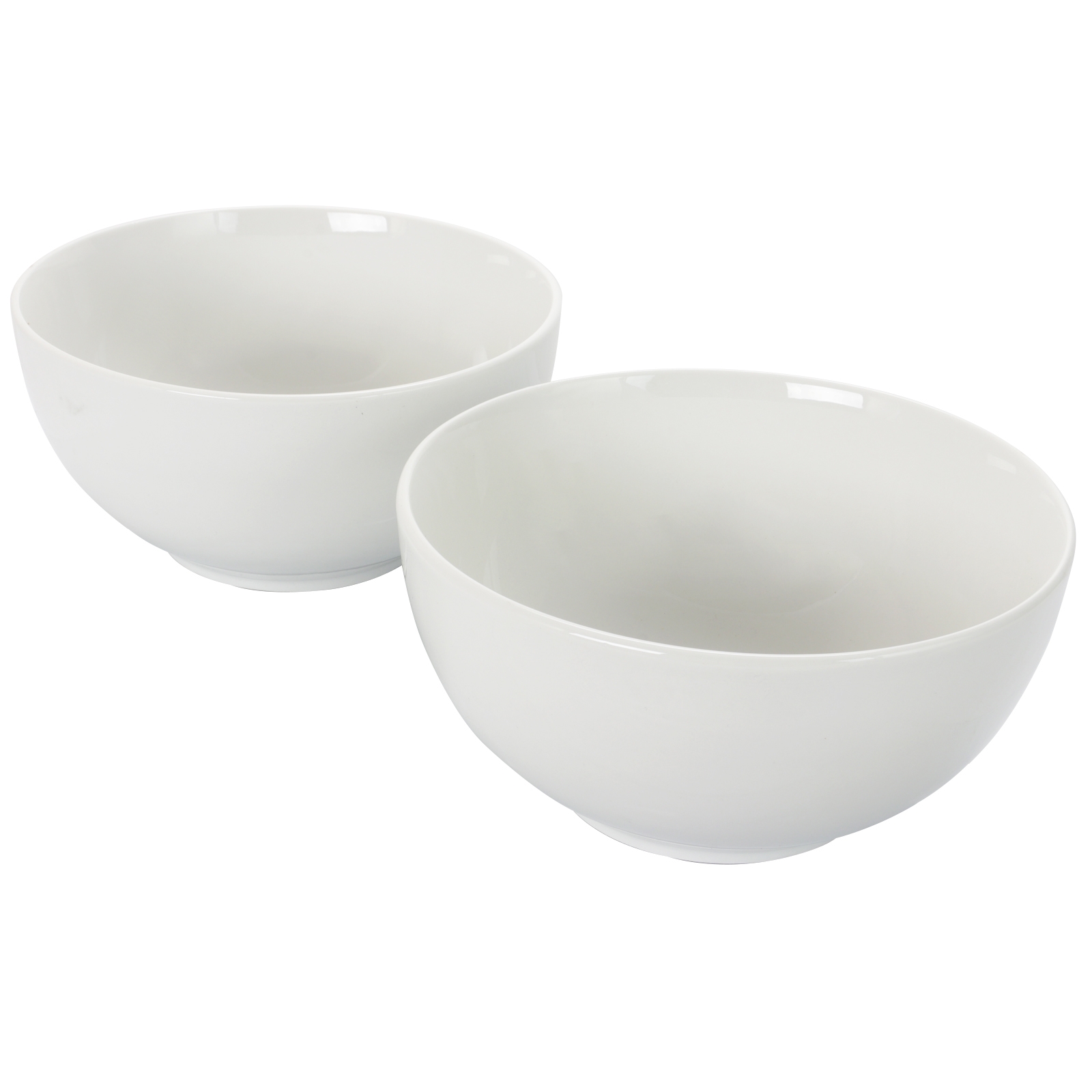 Gibson Home 2 Piece Bistro Bowl Set in White