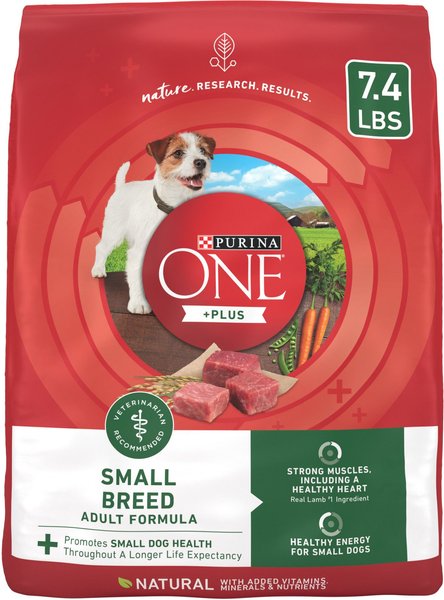 Purina ONE +Plus Adult Small Breed Lamb and Rice Formula Dry Dog Food