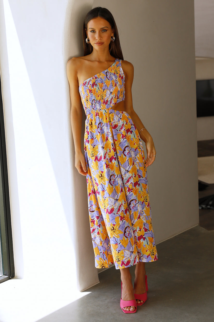 Better Call Me Baby Midi Dress Floral