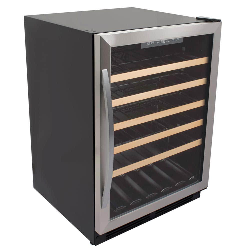 Avanti 24 in Width 51Bottle Wine Cooler Stainless Steel