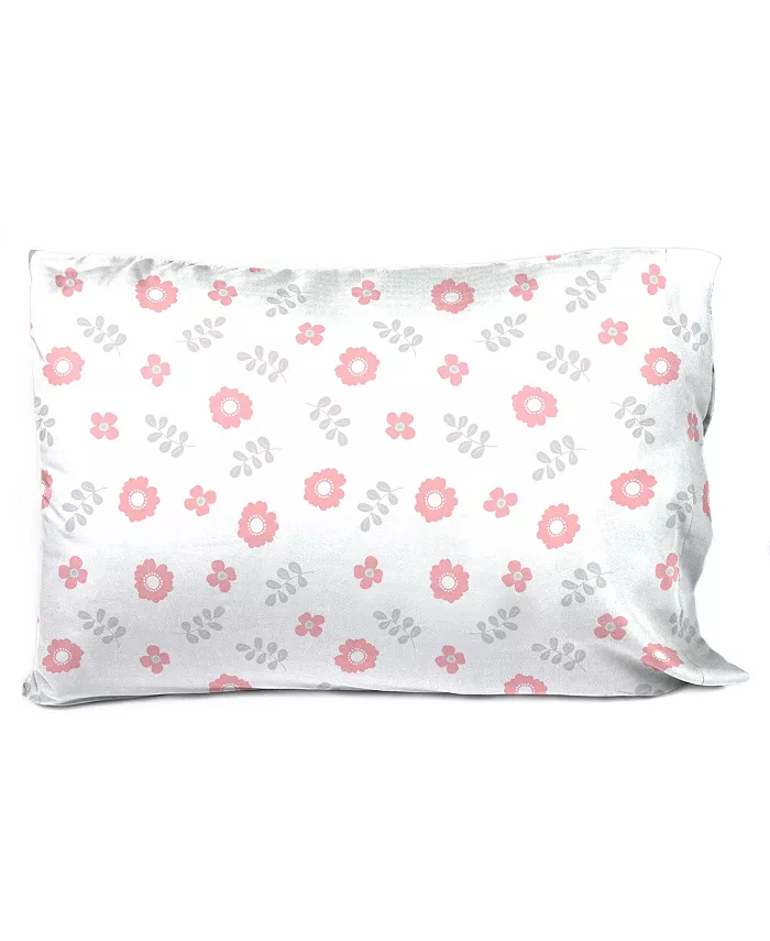 Saturday Park Cutout Floral 100% Organic Cotton Queen Sheet Set