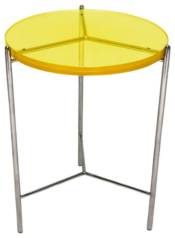 Bolt End Table 18 Yellow Top   Contemporary   Side Tables And End Tables   by BisonOffice  Houzz