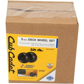 Cub Cadet Original Equipment Replacement 5 in. Deck Wheel Riding Mowers and Zero-Turns Replaces OE# 734-04155 (2-Pack) 490-325-C073