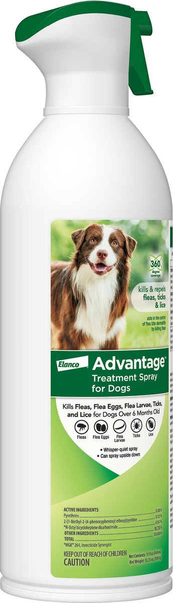 Advantage Topical and Indoor Flea and Tick Spray for Dogs