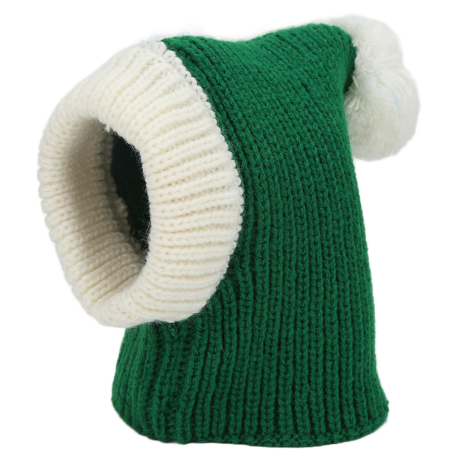 Dog Winter Hat Red Pet Christmas Winter Warm Knitted Hat For Small And Medium Dogs Puppy Catsgreen M