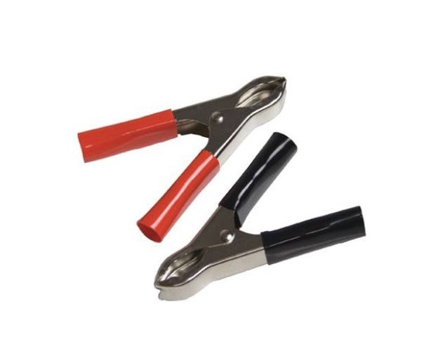 Uriah Alligator Clips - Red/Black Insulated 2 Pcs - UA703030