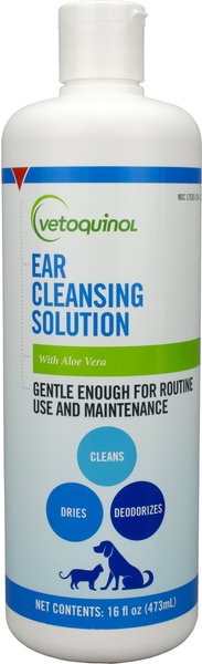 Vetoquinol Ear Cleaning Solution for Dogs and Cats