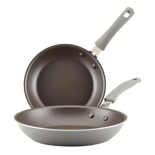 Rachael Ray 2-Piece Cook + Create Aluminum Nonstick Frying Pan Set