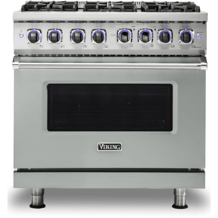 Viking 36-inch Freestanding Gas Range with Elevation Burners VGR7362-6BAGLP