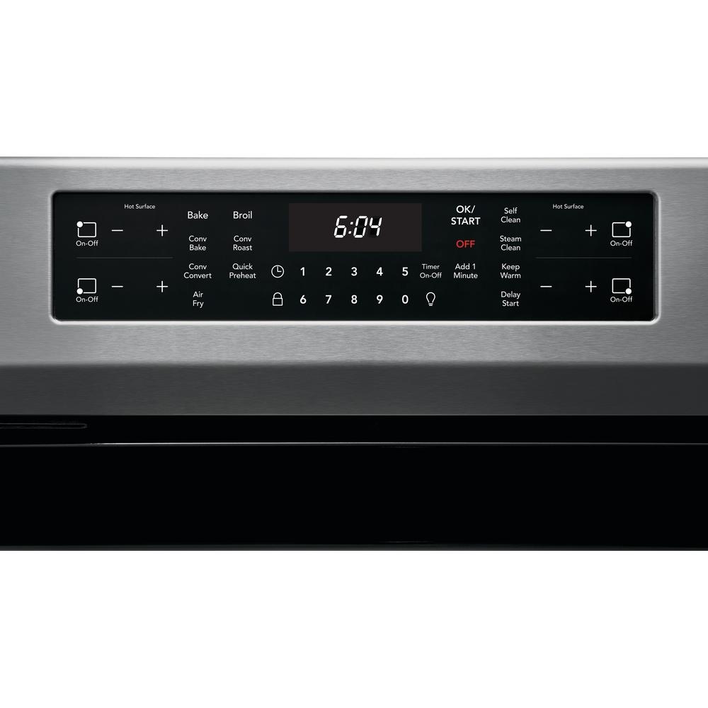 Frigidaire Gallery 30-inch Freestanding Electric Induction Range with Air Fry Technology GCRI305CAF