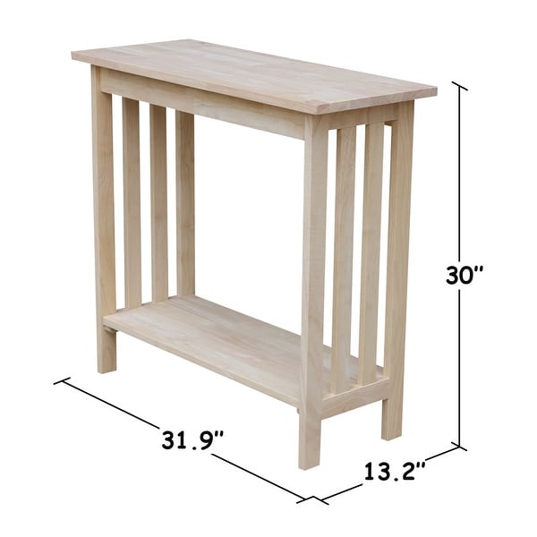 The Gray Barn Moonshine Unfinished Mission Entry Table