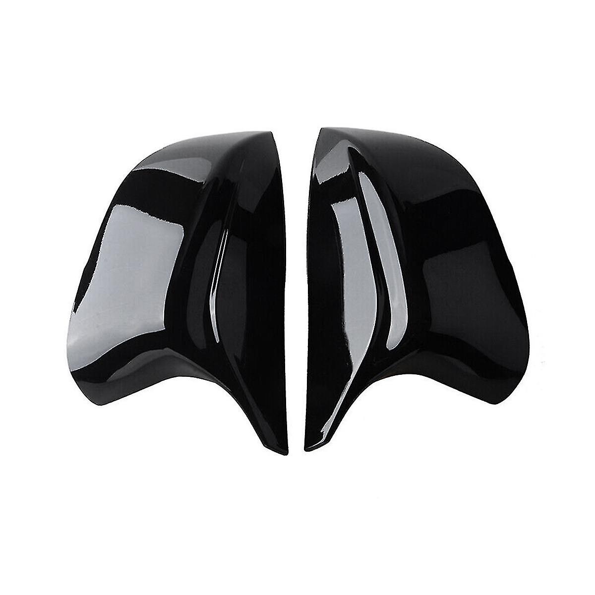 For 2014-2022 Q50 Q60 Gloss Black Color Rear View Side Mirror Cover Cap M Style Replacement