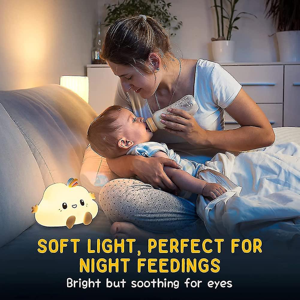 Cute Cloud Light， Kids Lamp For Bedroom Cute Gifts， 7 Colour Changing Led Portable Cloud Lamp