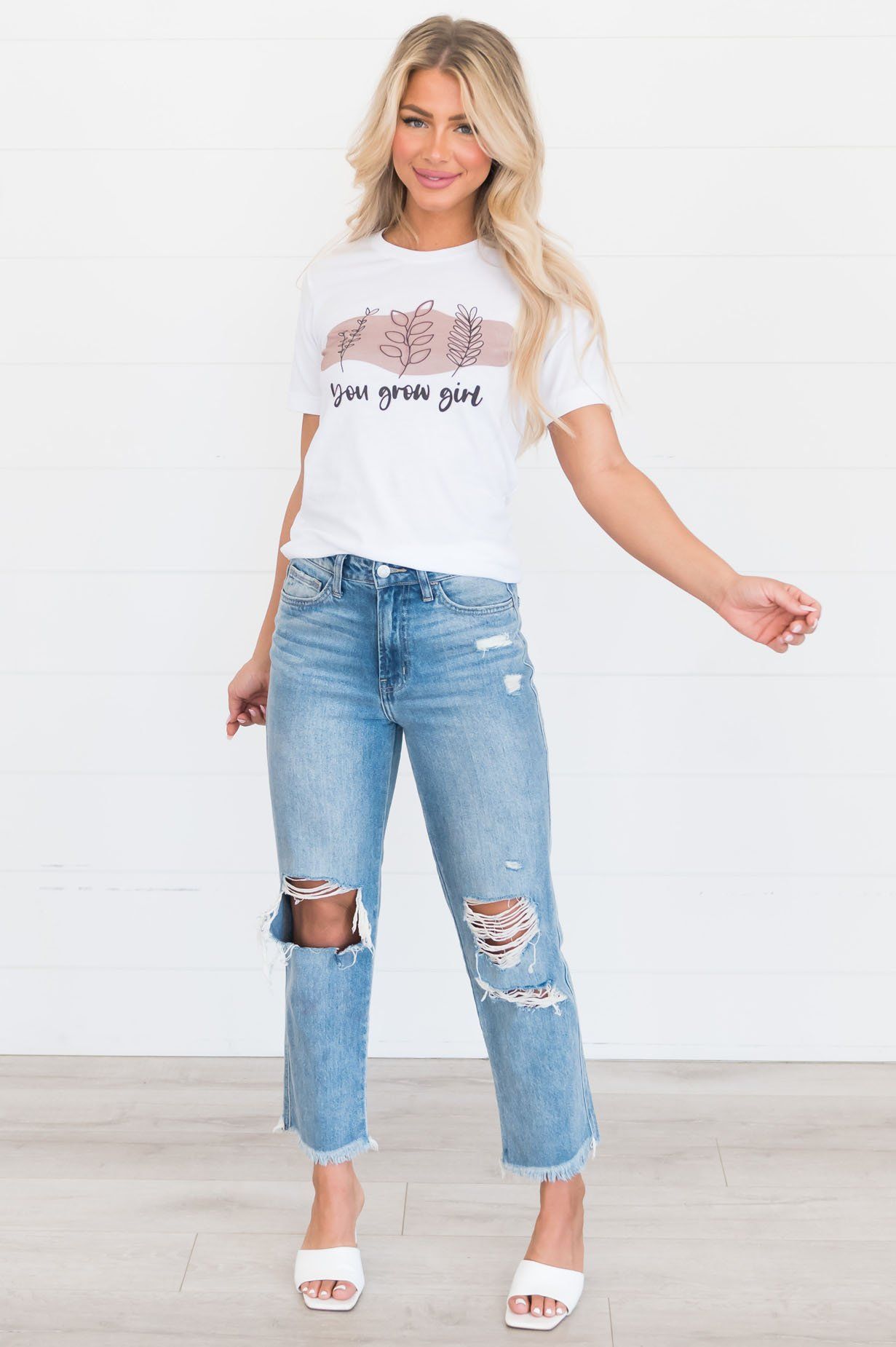 You Grow Girl Modest Tee