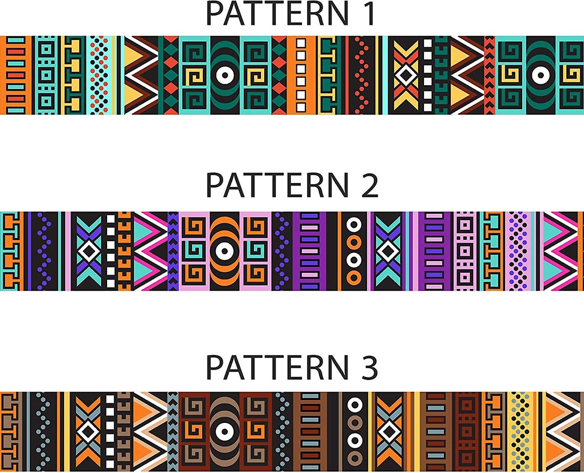 CollarDirect Tribal Pattern Aztec Design Adjustable Nylon Step-in Dog Harness