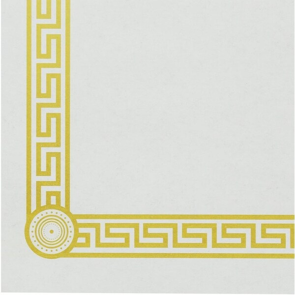 Greek Key Design Disposable Placemats